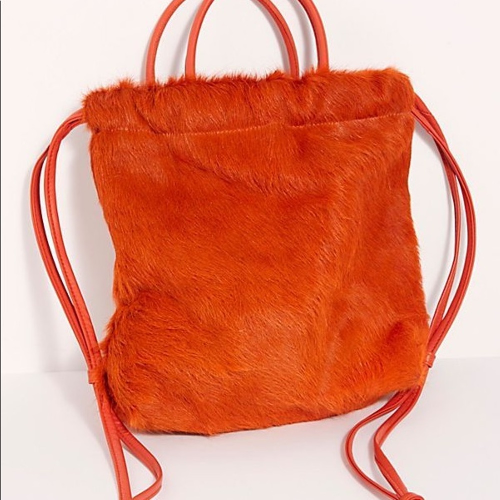 Free People x Primecut Cinch Backpack Burnt Orange